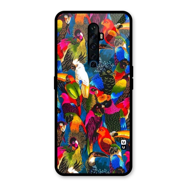 Parrot Art Glass Back Case for Oppo Reno2 Z