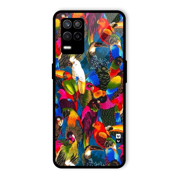 Parrot Art Glass Back Case for Realme 9 5G