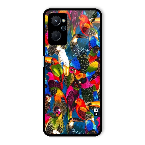 Parrot Art Glass Back Case for Realme 9i