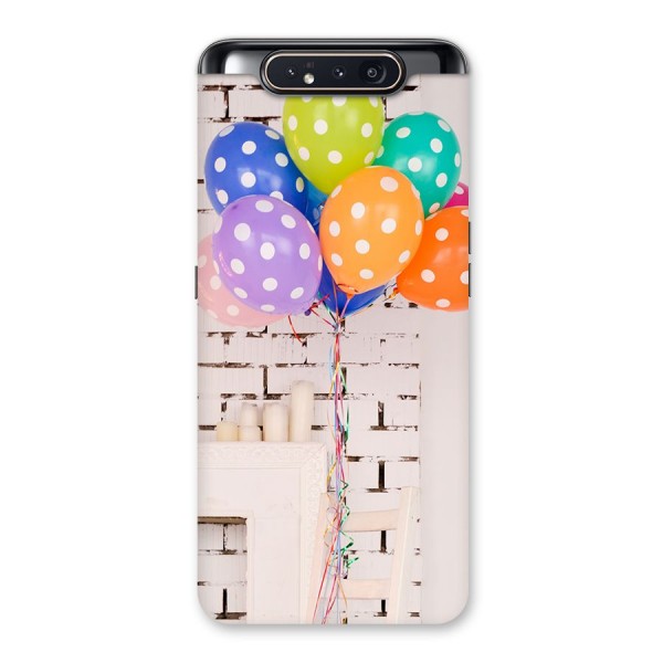 Party Balloons Back Case for Galaxy A80