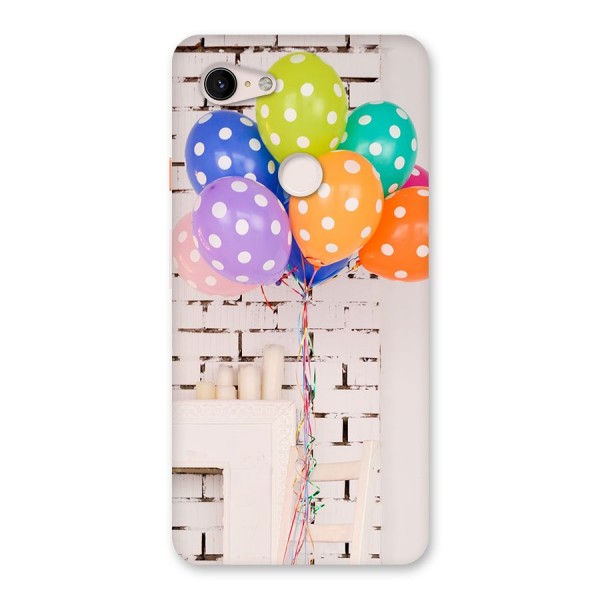 Party Balloons Back Case for Google Pixel 3 XL