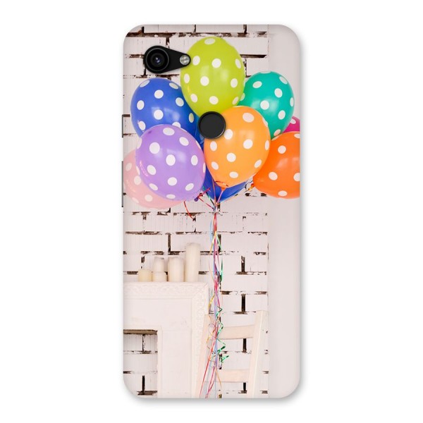 Party Balloons Back Case for Google Pixel 3a XL