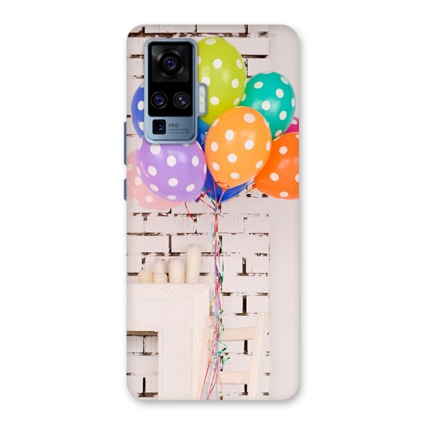 Party Balloons Back Case for Vivo X50 Pro