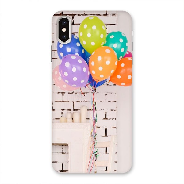 Party Balloons Back Case for iPhone XS Max