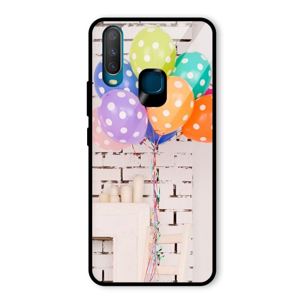 Party Balloons Glass Back Case for Vivo Y15