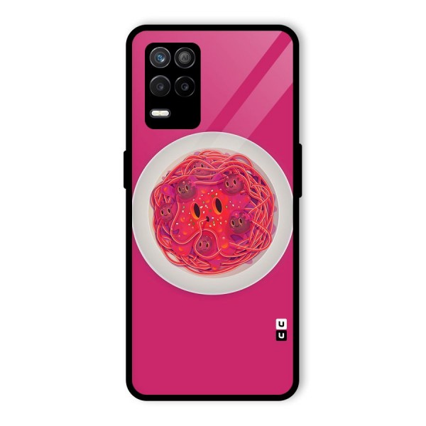 Pasta Cute Glass Back Case for Realme 9 5G