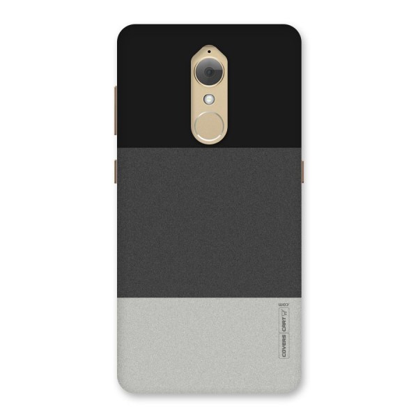 Pastel Black and Grey Back Case for Lenovo K8