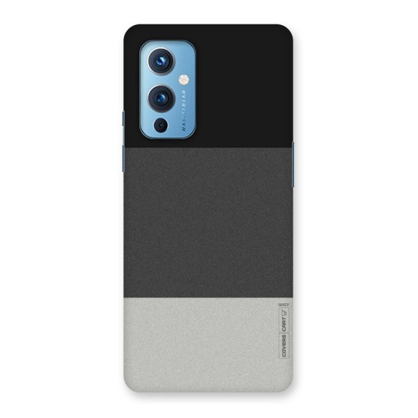 Pastel Black and Grey Back Case for OnePlus 9