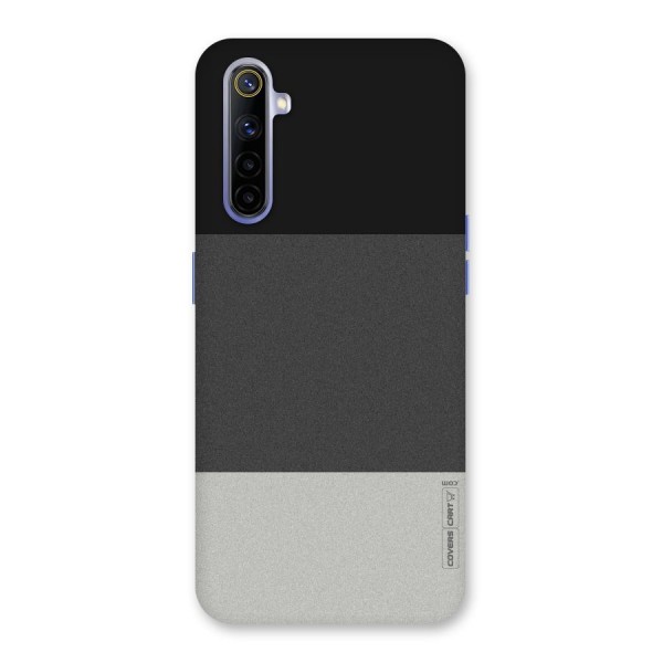 Pastel Black and Grey Back Case for Realme 6i