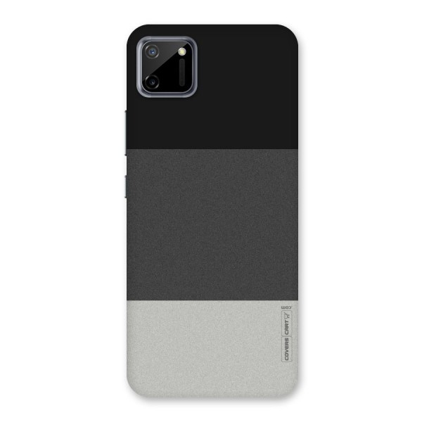 Pastel Black and Grey Back Case for Realme C11
