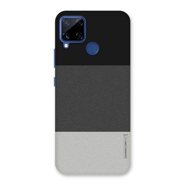 Pastel Black and Grey Back Case for Realme C15