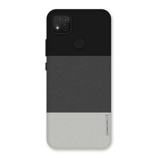 Pastel Black and Grey Back Case for Redmi 9C