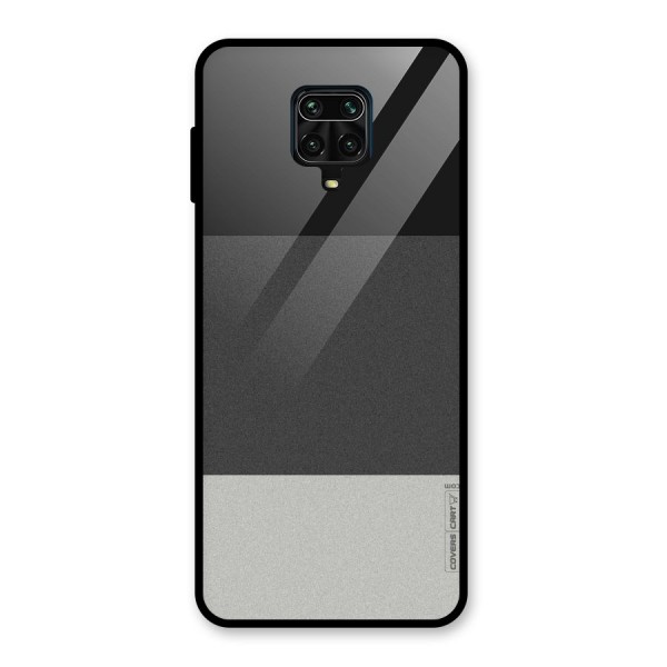 Pastel Black and Grey Glass Back Case for Poco M2 Pro