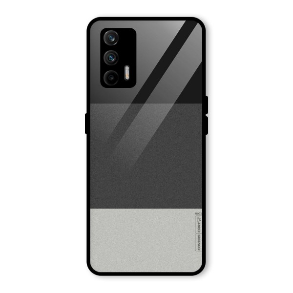 Pastel Black and Grey Glass Back Case for Realme X7 Max