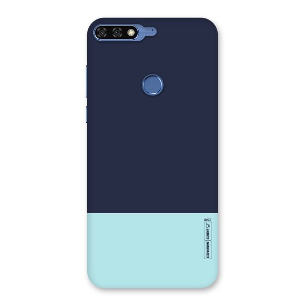 Pastel Blues Back Case for Honor 7C