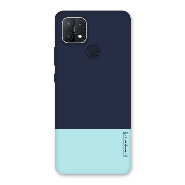 Pastel Blues Back Case for Oppo A15