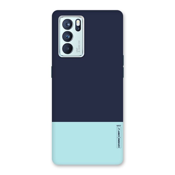 Pastel Blues Back Case for Oppo Reno6 Pro 5G