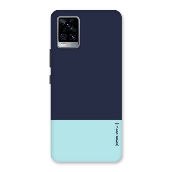 Pastel Blues Back Case for Vivo V20 Pro