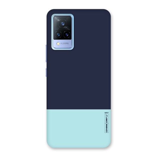 Pastel Blues Back Case for Vivo V21 5G