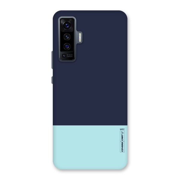 Pastel Blues Back Case for Vivo X50