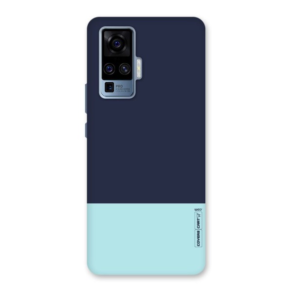 Pastel Blues Back Case for Vivo X50 Pro