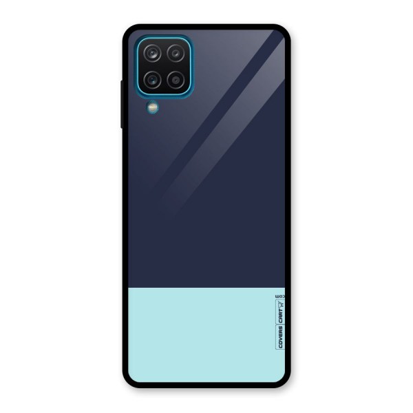 Pastel Blues Glass Back Case for Galaxy A12