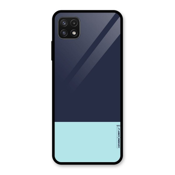 Pastel Blues Glass Back Case for Galaxy A22 5G