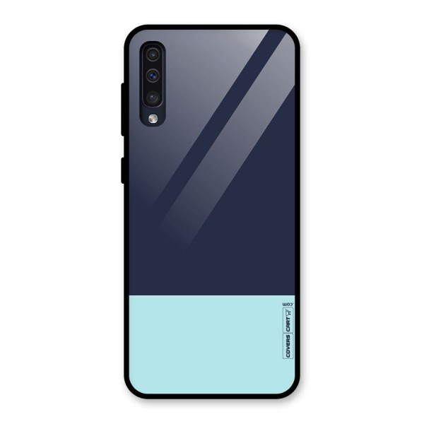 Pastel Blues Glass Back Case for Galaxy A50s