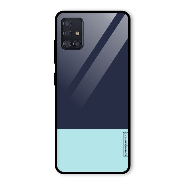 Pastel Blues Glass Back Case for Galaxy A51