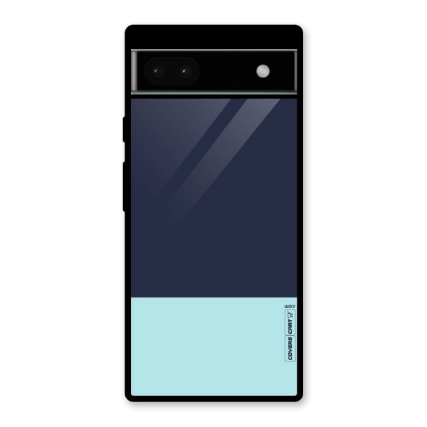 Pastel Blues Glass Back Case for Google Pixel 6a