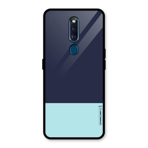 Pastel Blues Glass Back Case for Oppo F11 Pro