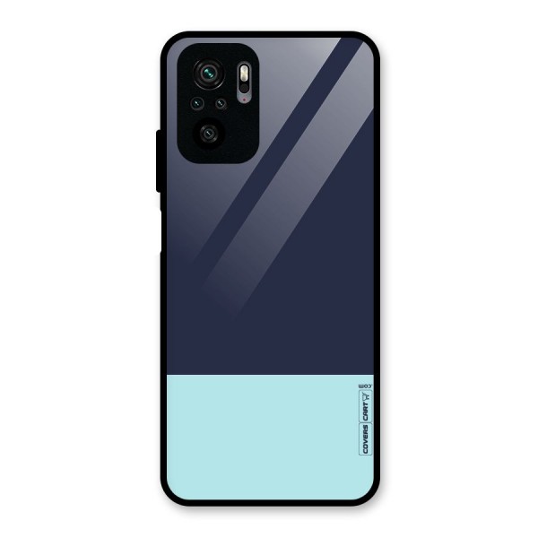 Pastel Blues Glass Back Case for Redmi Note 10