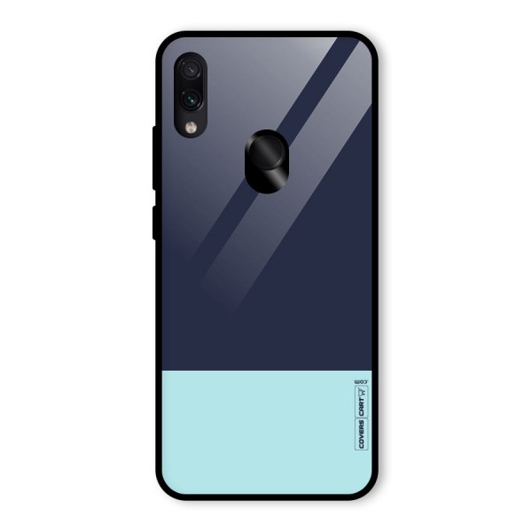 Pastel Blues Glass Back Case for Redmi Note 7S