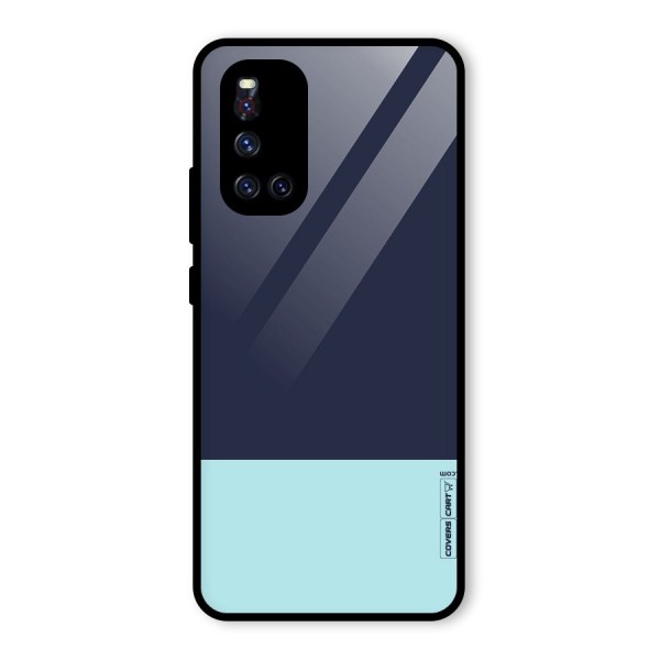 Pastel Blues Glass Back Case for Vivo V19