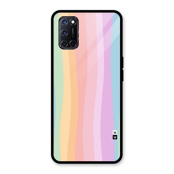 Pastel Curves Glass Back Case for Oppo A52