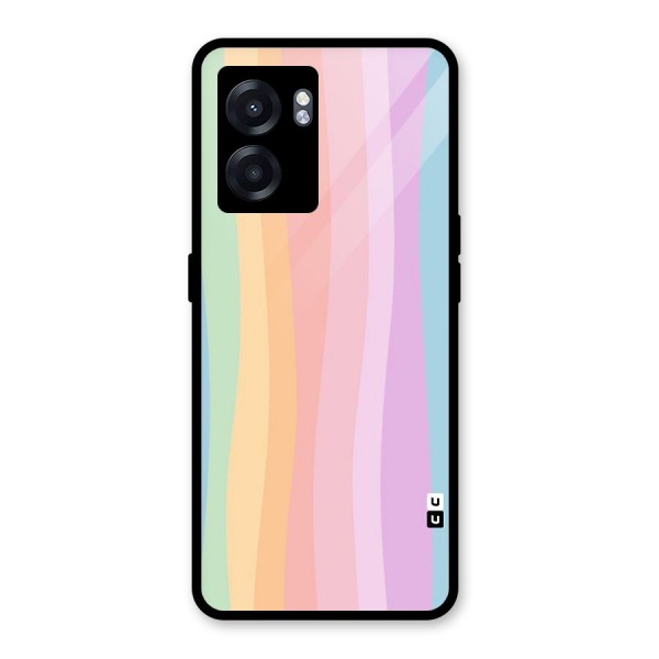 Pastel Curves Glass Back Case for Oppo K10 (5G)