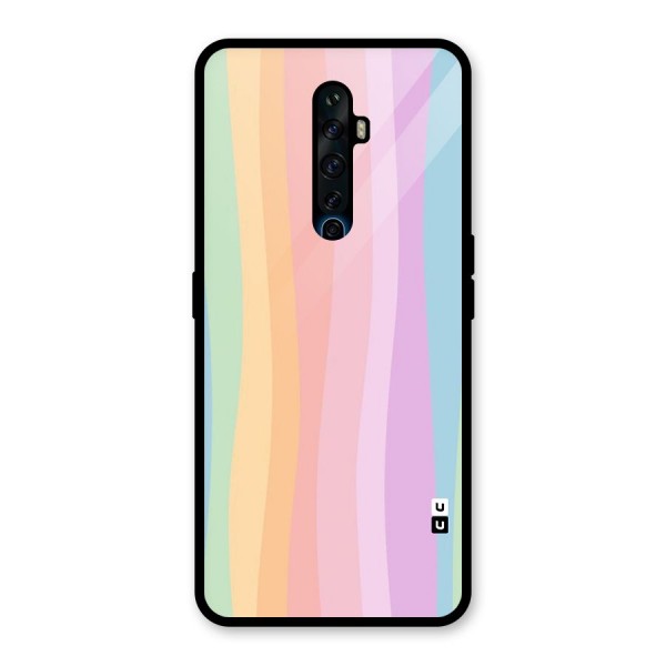 Pastel Curves Glass Back Case for Oppo Reno2 Z