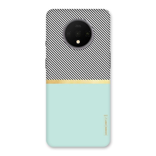 Pastel Green Base Stripes Back Case for OnePlus 7T