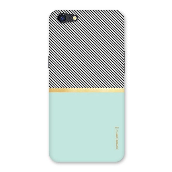 Pastel Green Base Stripes Back Case for Oppo A71