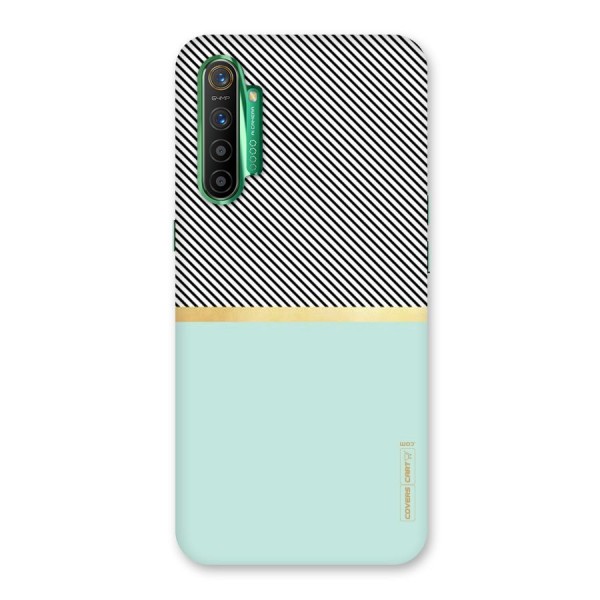 Pastel Green Base Stripes Back Case for Realme X2