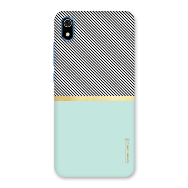 Pastel Green Base Stripes Back Case for Redmi 7A