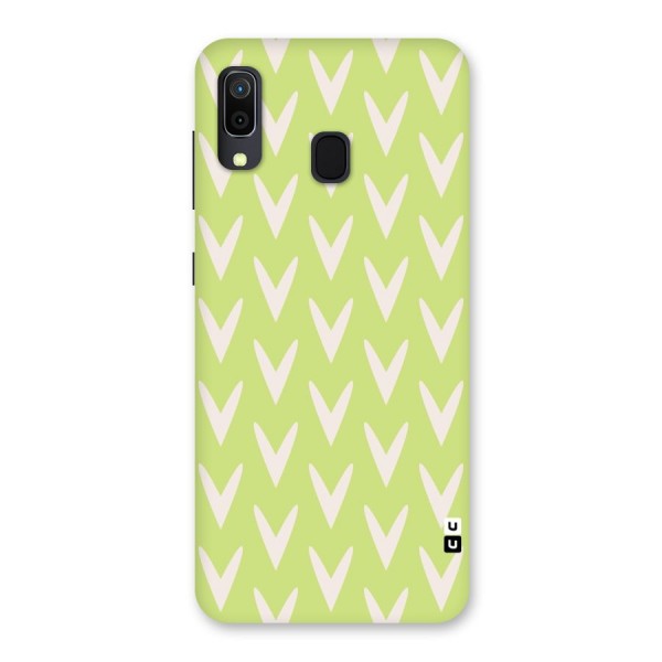 Pastel Green Grass Back Case for Galaxy A20