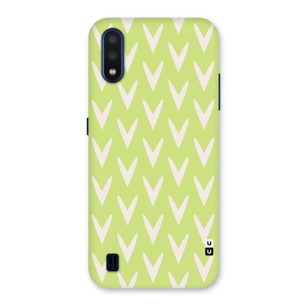 Pastel Green Grass Back Case for Galaxy M01