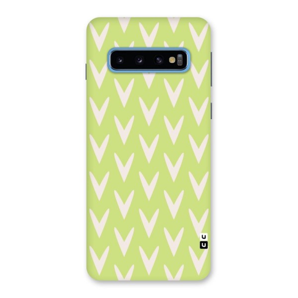 Pastel Green Grass Back Case for Galaxy S10