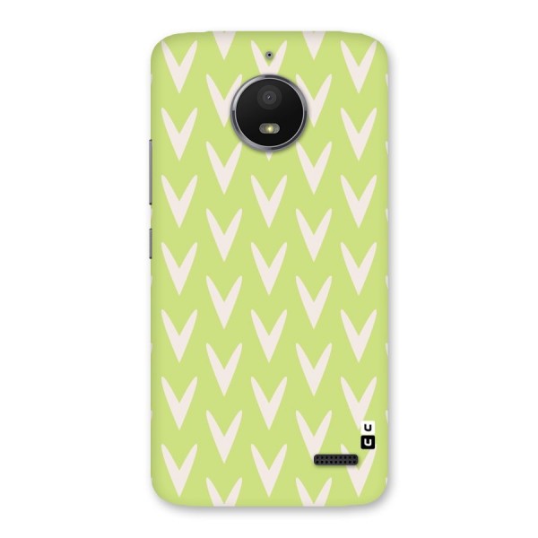 Pastel Green Grass Back Case for Moto E4