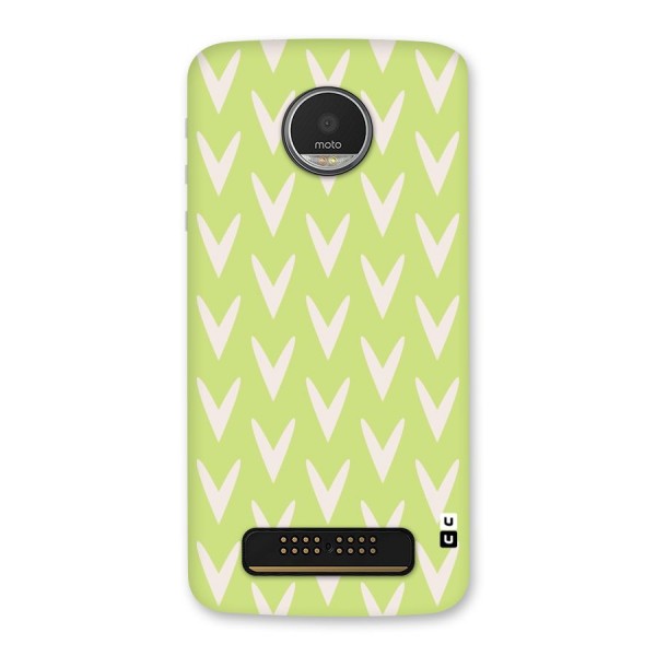 Pastel Green Grass Back Case for Moto Z Play