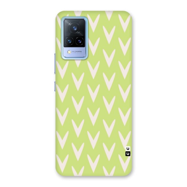 Pastel Green Grass Back Case for Vivo V21 5G