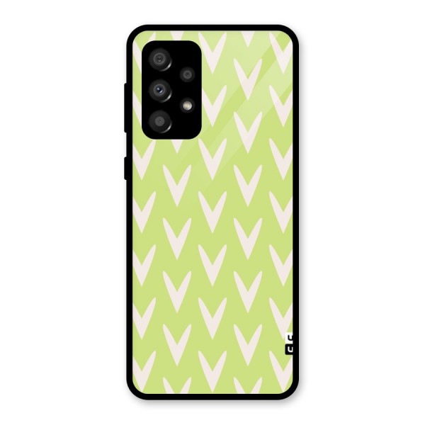 Pastel Green Grass Glass Back Case for Galaxy A32