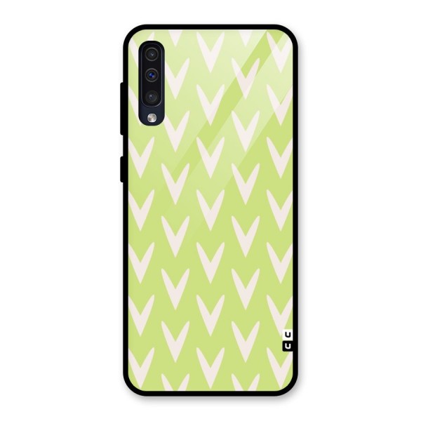 Pastel Green Grass Glass Back Case for Galaxy A50s