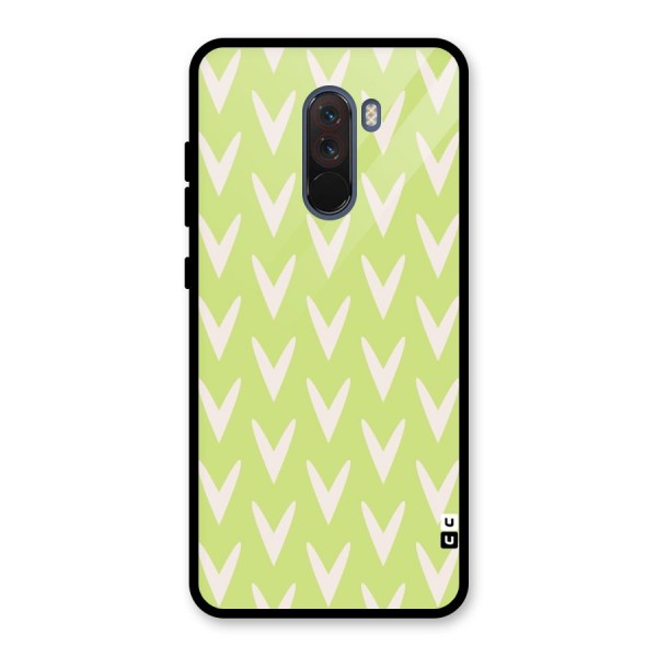 Pastel Green Grass Glass Back Case for Poco F1